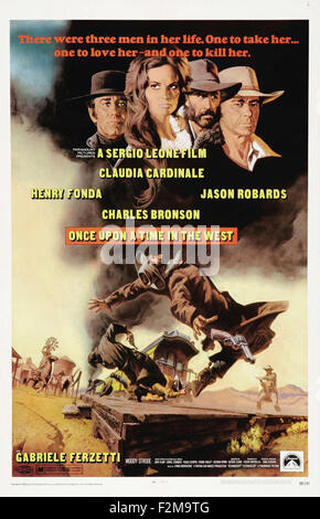 Once Upon a Time in the West - Filmplakat Stockfoto