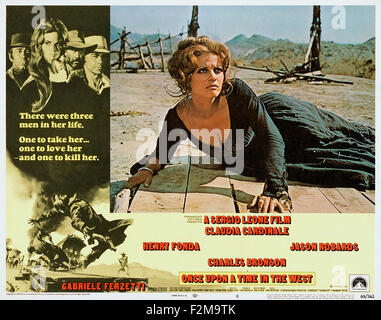 Once Upon a Time in the West - Filmplakat Stockfoto