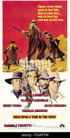 Once Upon a Time in the West - Filmplakat Stockfoto