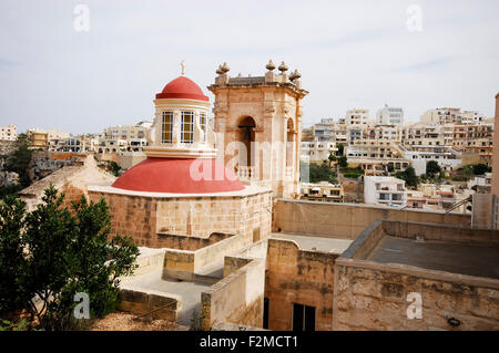 Heiligtum der Muttergottes von Mellieha in Malta Insel Stockfoto