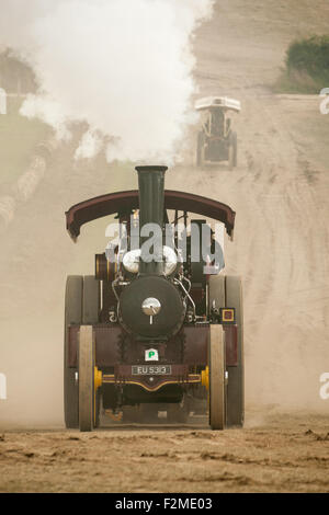 Dampf angetriebene Fahrzeuge am Great Dorset Steam Fair, Blandford, Dorset UK Stockfoto