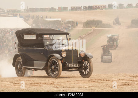 Dampf angetriebene Fahrzeuge am Great Dorset Steam Fair, Blandford, Dorset UK Stockfoto