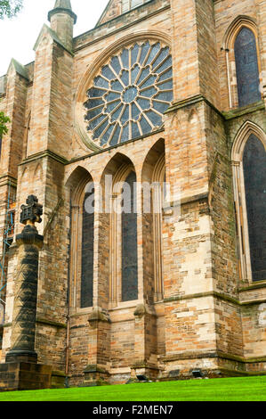 Die Rosette der Kapelle der neun Altäre, Durham Kathedrale Durham England UK EWG EU Europa Stockfoto