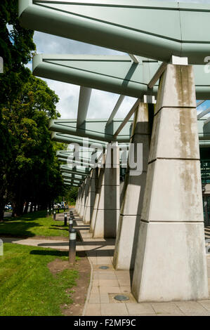 Freemans Kai Leisure Centre Gebäude, Durham, England, UK. Architekten - William Saunders. Stockfoto