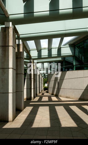 Freemans Kai Leisure Centre Gebäude, Durham, England, UK. Architekten - William Saunders. Stockfoto