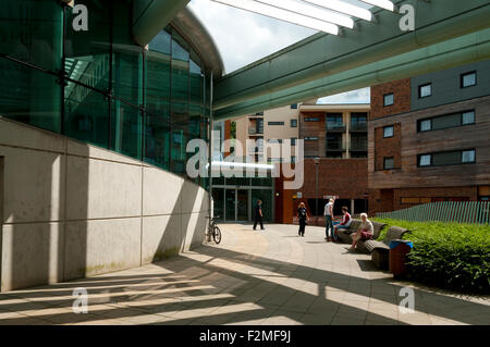 Freemans Kai Leisure Centre Gebäude, Durham, England, UK. Architekten - William Saunders. Stockfoto