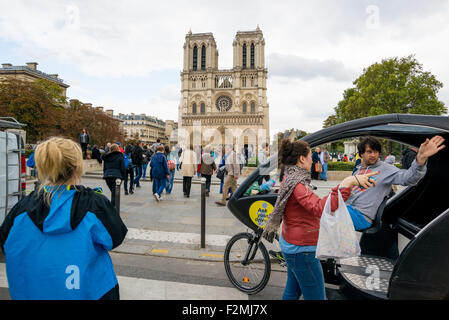 Notre Dame de Paris In der europäischen Stadt Paris Frankreich Stockfoto