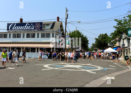 Claudios Restaurant Greenport Long Island NewYork Stockfoto