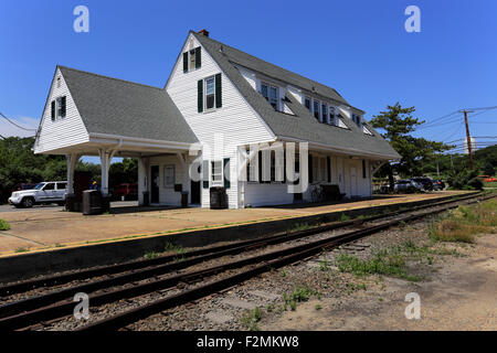 Bahnhof Montauk Long Island New York Stockfoto