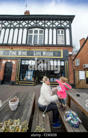 Der Dark Horse Pub in Moseley, die im städtischen Teil des "Besten Orte zum Leben" Birmingham, UK gekennzeichnet sein wird Stockfoto