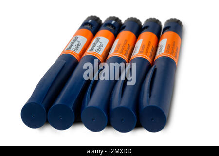 NovoRapid FlexPen Insulinspritzen Stift Stockfoto