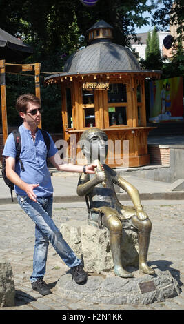 Toastmaster Statue in Tiflis, Georgien Stockfoto