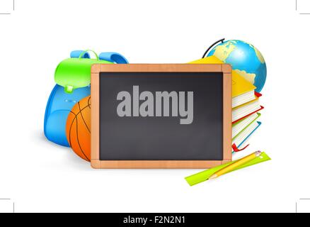 Zurück zur Schule Baner Stock Vektor