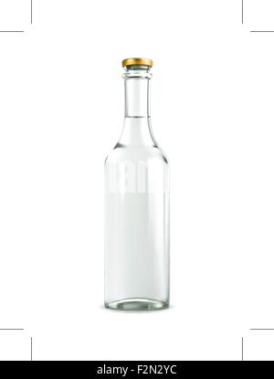 Alkohol trinken in Flasche Vektor-illustration Stock Vektor