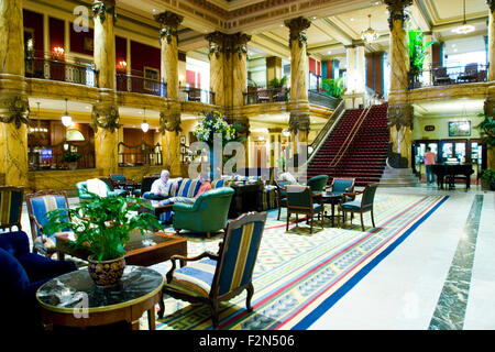 Seit 1895 ist das 5-Sterne, 5 Diamant Jefferson Hotel geblieben, eines der großartigsten Hotels des Landes, Richmond, Virginia Stockfoto