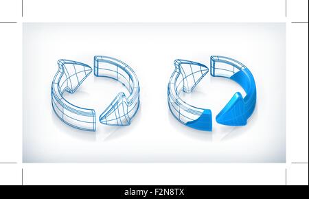 Vektor-Pfeile zeichnen, Stock Vektor