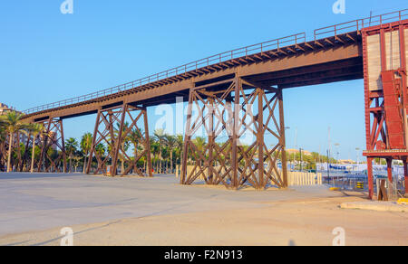 Alte Struktur Bergbau "The English Cable" Kabel Ingles auf Almeria Spanien Stockfoto