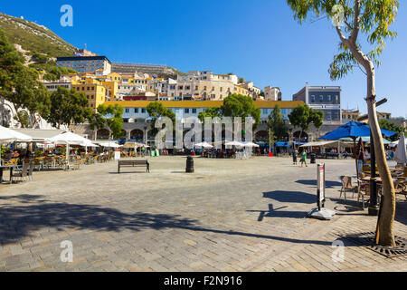 Grand Kasematten Square, Gibraltar, Spanien Stockfoto