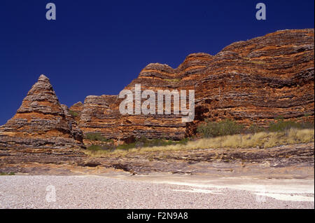 PICANNINY SCHLUCHT IN DEN PURNULULU NATIONAL PARK, KIMBERLEYS, WESTAUSTRALIEN Stockfoto