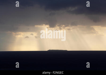 Wohnung Holm Insel in den Bristolkanal. VEREINIGTES KÖNIGREICH. Stockfoto