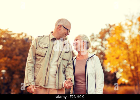 Senior Paar in Park Stockfoto