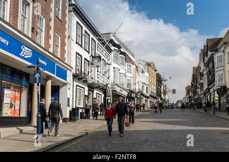 Guildford High Street, Surrey, UK Stockfoto