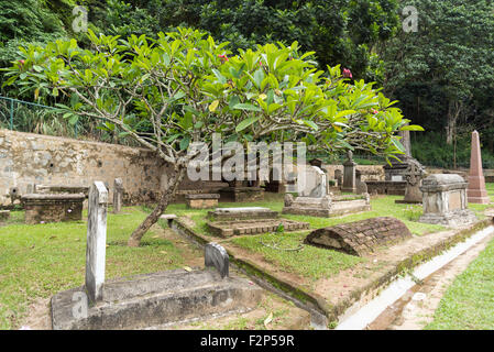 Britische Garnison-Friedhof in Kandy, Sri Lanka Stockfoto