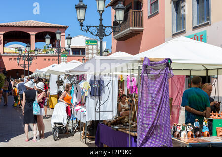 El Campanario Markt, Correlejo, Fuerteventura, Kanarische Inseln Stockfoto