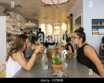 durch Chloe veganes Restaurant, Greenwich Village, New York, USA Stockfoto