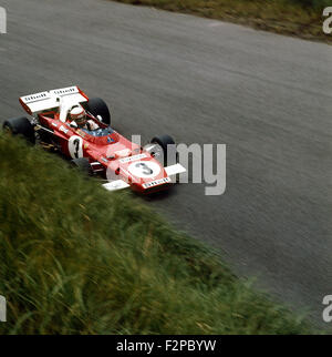 Clay Regazzoni seinen Ferrari 312 B 1971 Stockfoto