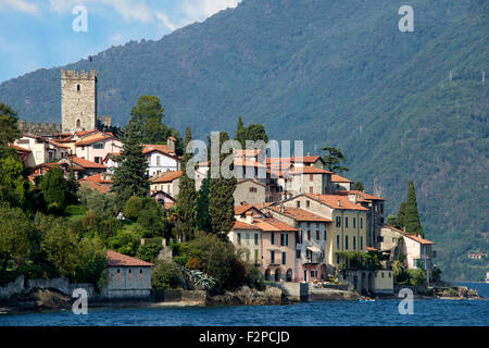 Santa Maria Rezzonico-Comer See-Lombardei-Italien Stockfoto