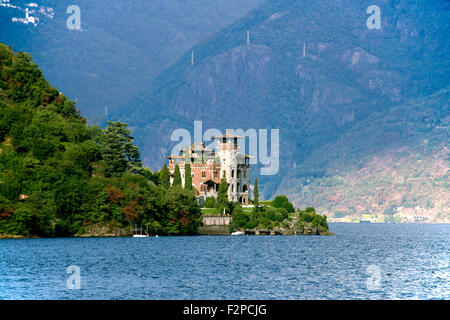 Villa Gaeta Lake Como Lombardei Italien Stockfoto
