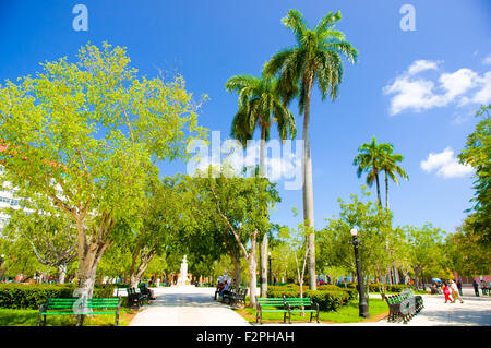 CIEGO DE AVILA, CUBA - 5. September 2015: Innenstadt von der Provinzhauptstadt. Stockfoto