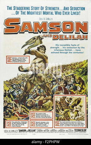 Samson und Delilah (1949) - Film-Poster Stockfoto