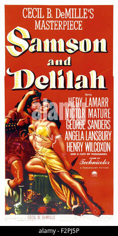 Samson und Delilah (1949) - Film-Poster Stockfoto