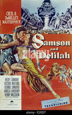 Samson und Delilah (1949) - Film-Poster Stockfoto