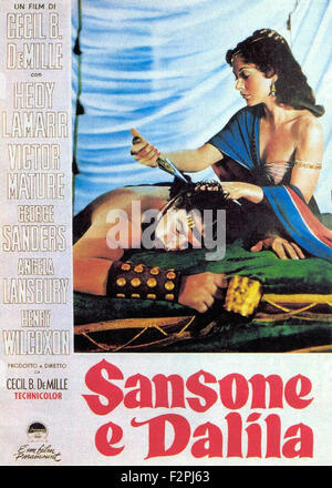 Samson und Delilah (1949) - Film-Poster Stockfoto