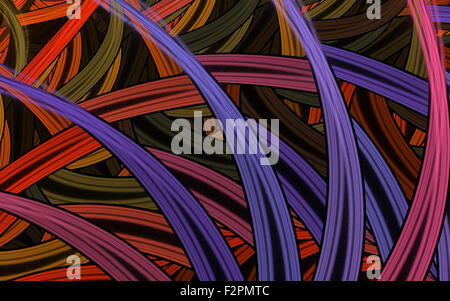 Ausgezeichnete geheimnisvolle leuchtende bunte abstrakte Fraktal-Muster Stockfoto