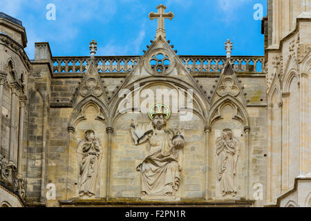 Die Kathedrale Saint-Etienne, Sens, Yonne, Burgund, Frankreich Stockfoto