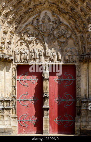 Die Kathedrale Saint-Etienne, Sens, Yonne, Burgund, Frankreich Stockfoto