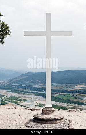 Abtei Notre-Dame de Ganagobie waren in der Nähe von Manosque Alpes de Aute Provence Frankreich Europa Stockfoto