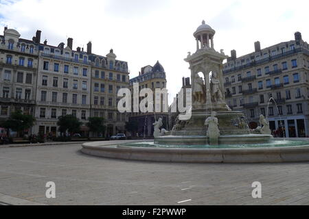 Place des Jacobins, Lyon, Frankreich Stockfoto