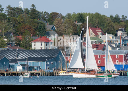 UNESCO-Weltkulturerbe Lunenburg Nova Scotia Stockfoto