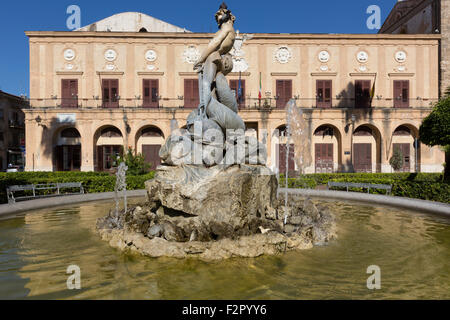 Monreale (Italien) - die Stadt Palast Stockfoto