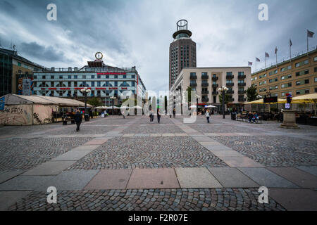 Medborgarplatsen in Sodermalm, Stockholm, Schweden. Stockfoto