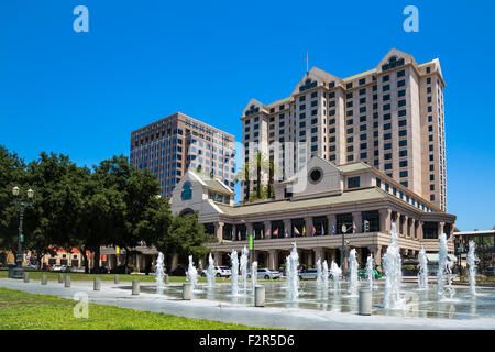 Die Innenstadt von San Jose. California Stockfoto