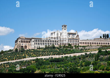 Basilika San Francesco Lucini, Assisi, Provinz Perugia, Umbrien, Italien Stockfoto
