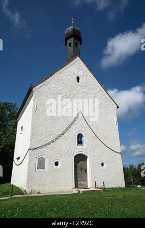 Leonhardikapelle Kapelle, Kalvarienberg, Bad Tölz, Upper Bavaria, Bavaria, Germany Stockfoto