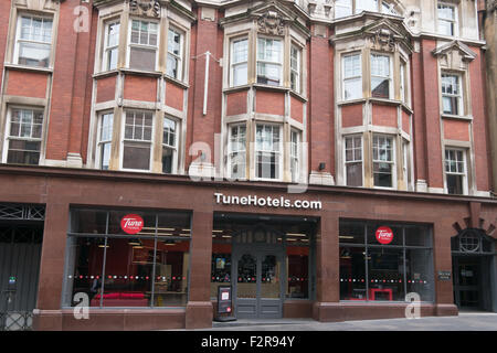 Tune Hotel, Newcastle-upon-Tyne, Nordost England, Großbritannien Stockfoto