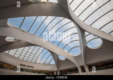 Innenraum des Grand Central Railway Station in New Street, Birmingham, England Stockfoto